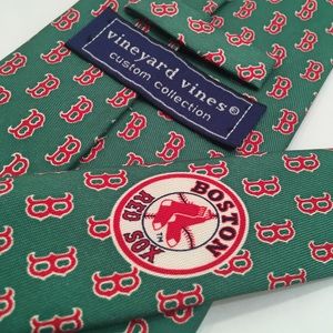 Vineyard Vine Custom Collection Boston Red Sox Tie